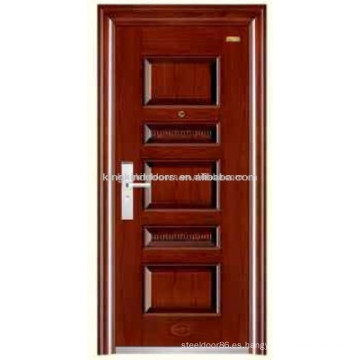 Buena seguridad acero superficie puerta KKD-523Z para el diseño de entrada de Departamento